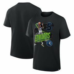 NBA - Anthony Edwards Minnesota Timberwolves Start of Season T-Shirt - Black