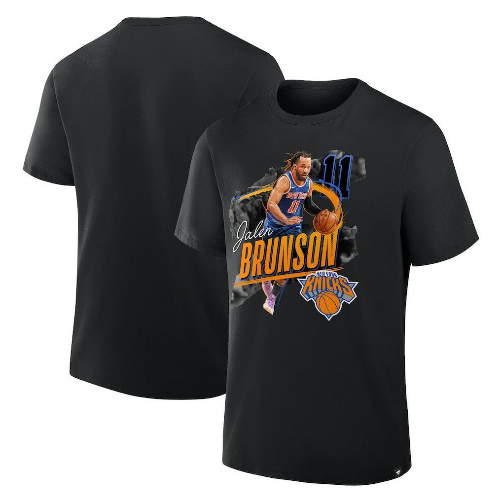 NBA - Jalen Brunson New York Knicks Start of Season T-Shirt - Black