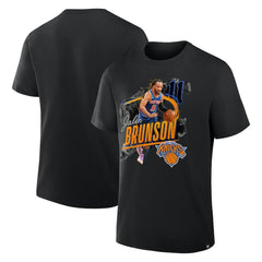 NBA - Jalen Brunson New York Knicks Start of Season T-Shirt - Black