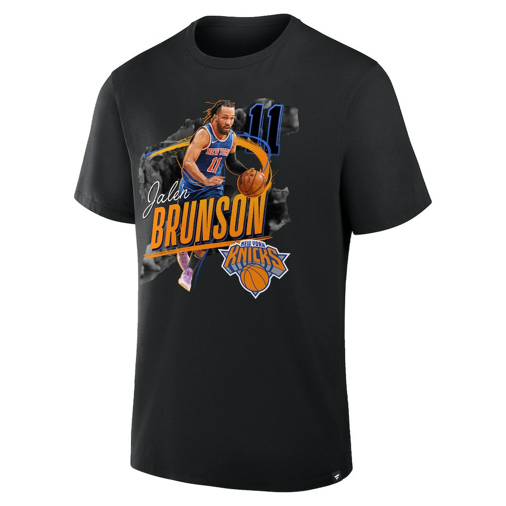 NBA - Jalen Brunson New York Knicks Start of Season T-Shirt - Black