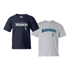 Seattle Mariners Soft as a Grape Youth 2-Pack Logo T-Shirt Set Clearance