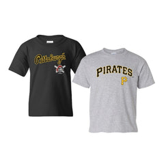 Pittsburgh Pirates Soft as a Grape Youth 2-Pack Logo T-Shirt Set Online