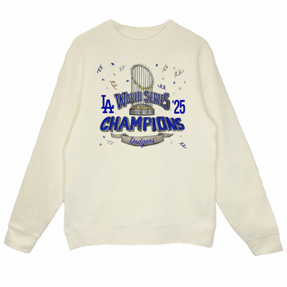 Los Angeles Dodgers Tiny Turnip Women's 2025 World Series Champions Parade Sweatshirt discount