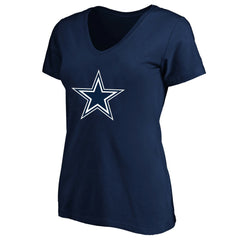 George Pickens Dallas Cowboys Women's Plus Size Name & Number V-Neck T-Shirt Navy - Fanatics
