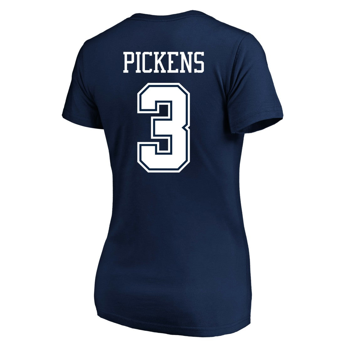 George Pickens Dallas Cowboys Women's Plus Size Name & Number V-Neck T-Shirt Navy - Fanatics