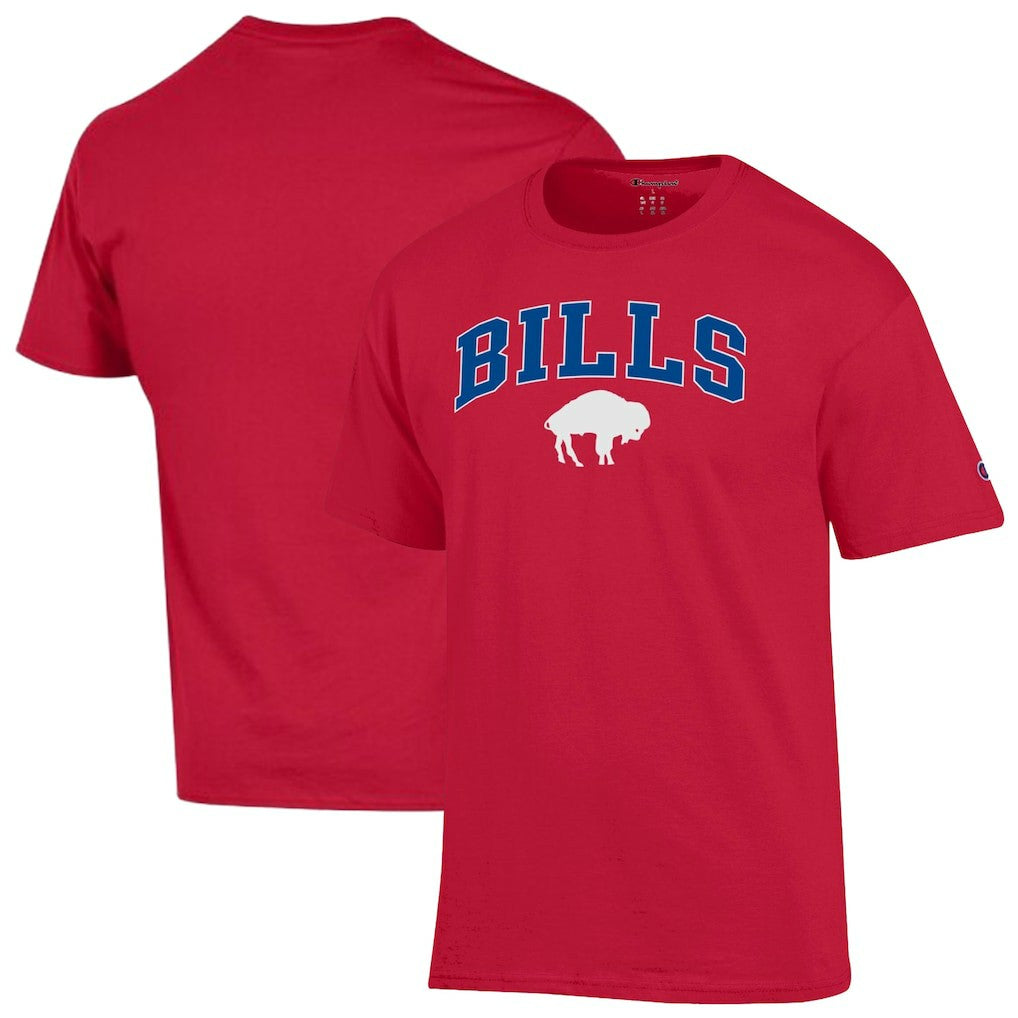 Buffalo Bills Champion Arch Over Logo T-Shirt Red - NFL
