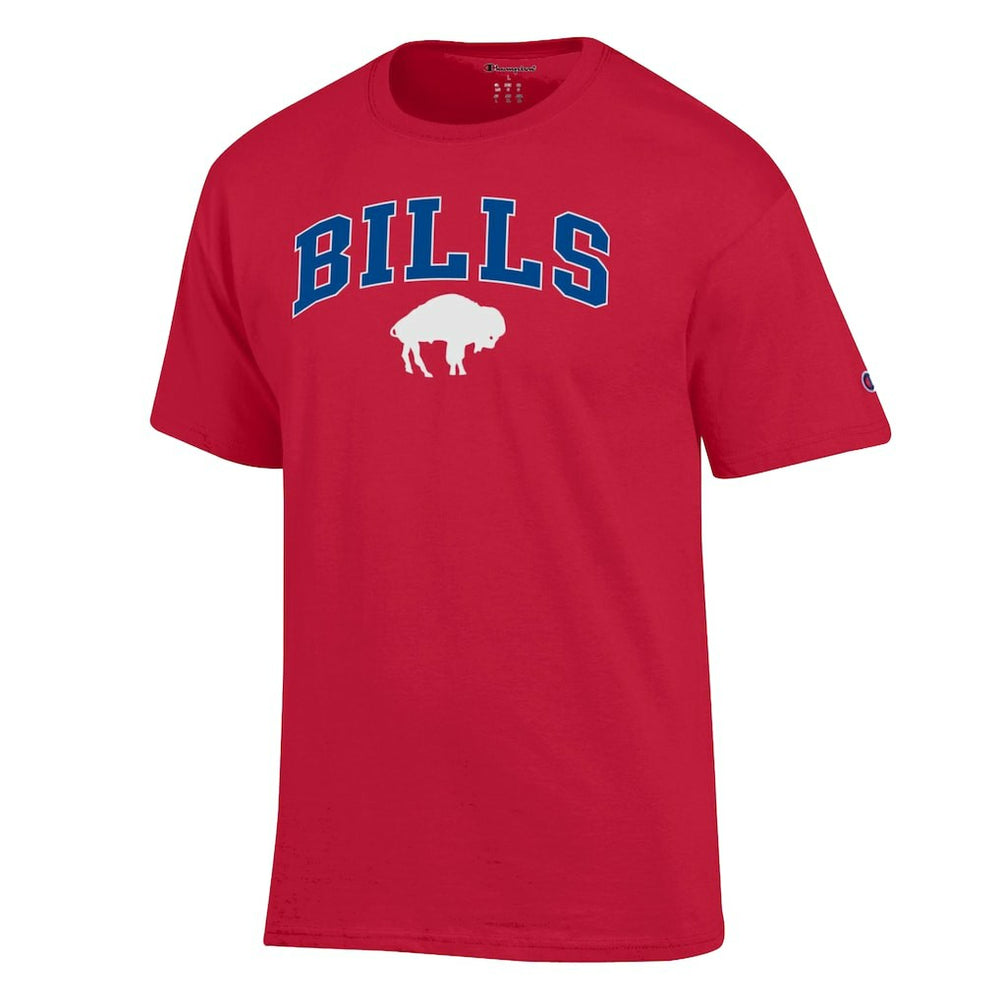 Buffalo Bills Champion Arch Over Logo T-Shirt Red - NFL