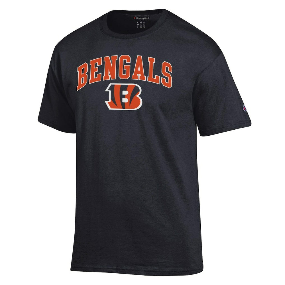 Cincinnati Bengals Champion Arch Over Logo T-Shirt Black - NFL