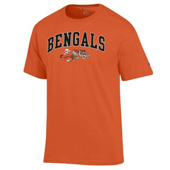 Cincinnati Bengals Champion Arch Over Logo T-Shirt Orange - NFL