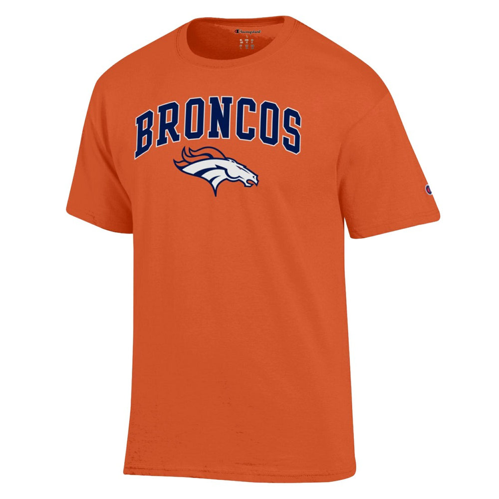 Denver Broncos Champion Arch Over Logo T-Shirt Orange - NFL