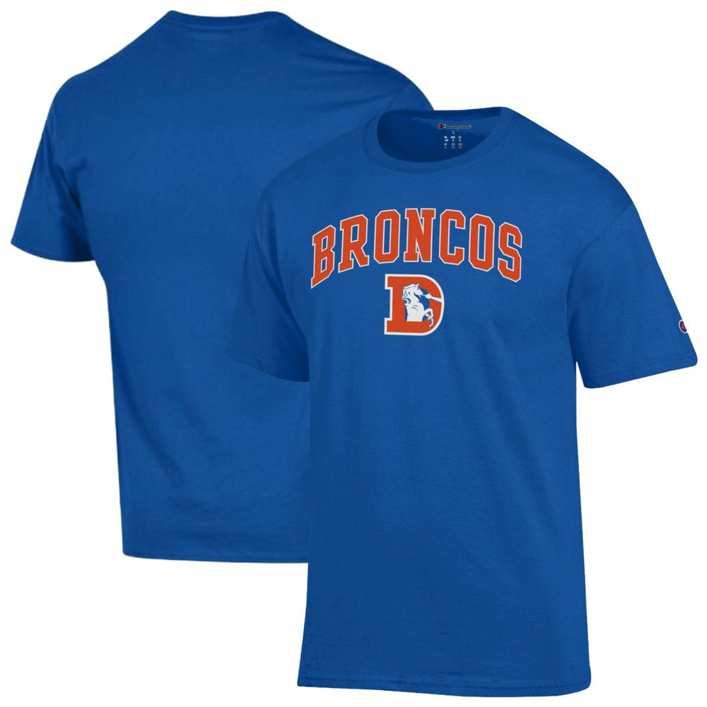Denver Broncos Champion Arch Over Logo T-Shirt Royal - NFL