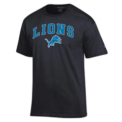 Detroit Lions Champion Arch Over Logo T-Shirt Black - NFL