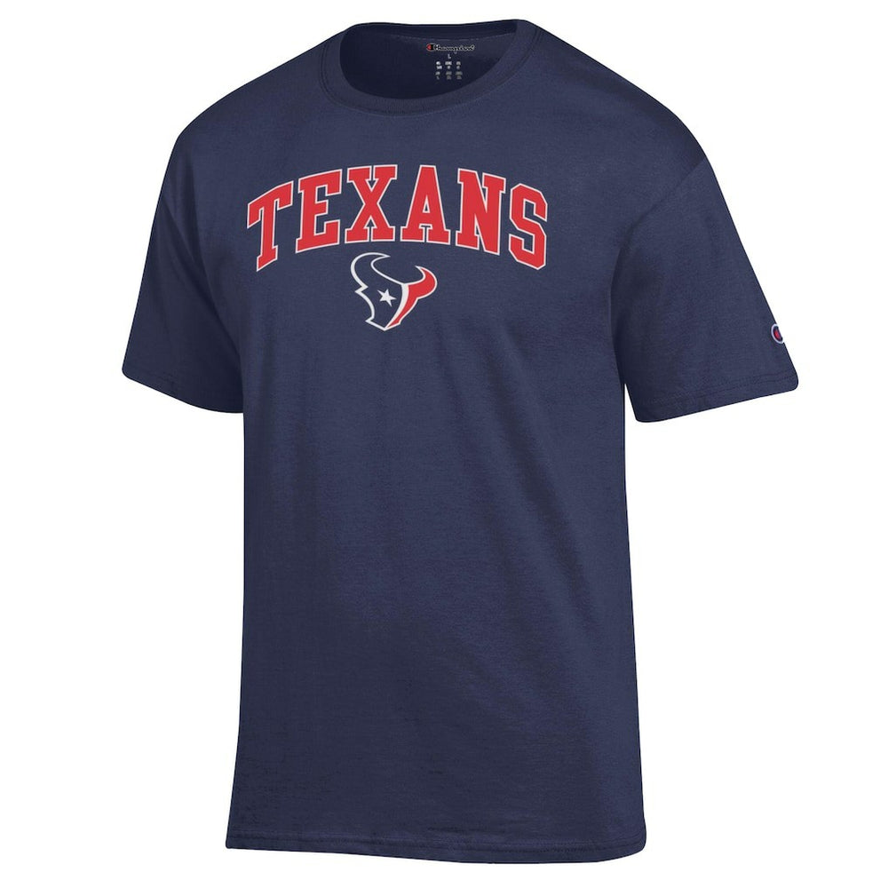 Houston Texans Champion Arch Over Logo T-Shirt Navy - NFL