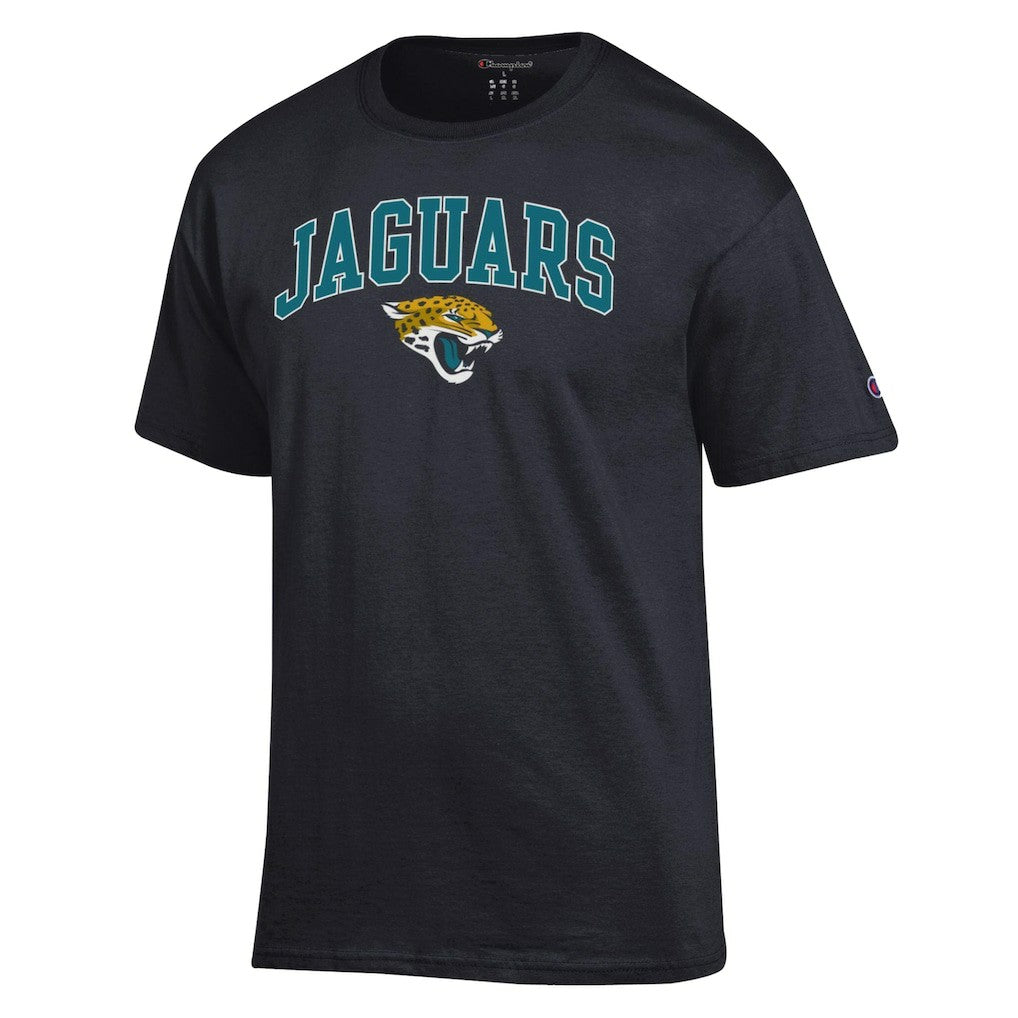 Jacksonville Jaguars Champion Arch Over Logo T-Shirt Black - NFL