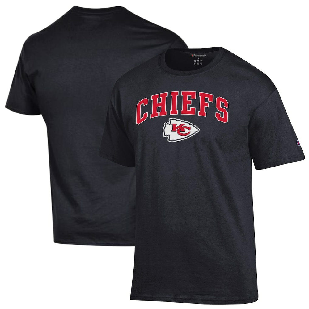 Kansas City Chiefs Champion Arch Over Logo T-Shirt Black - NFL