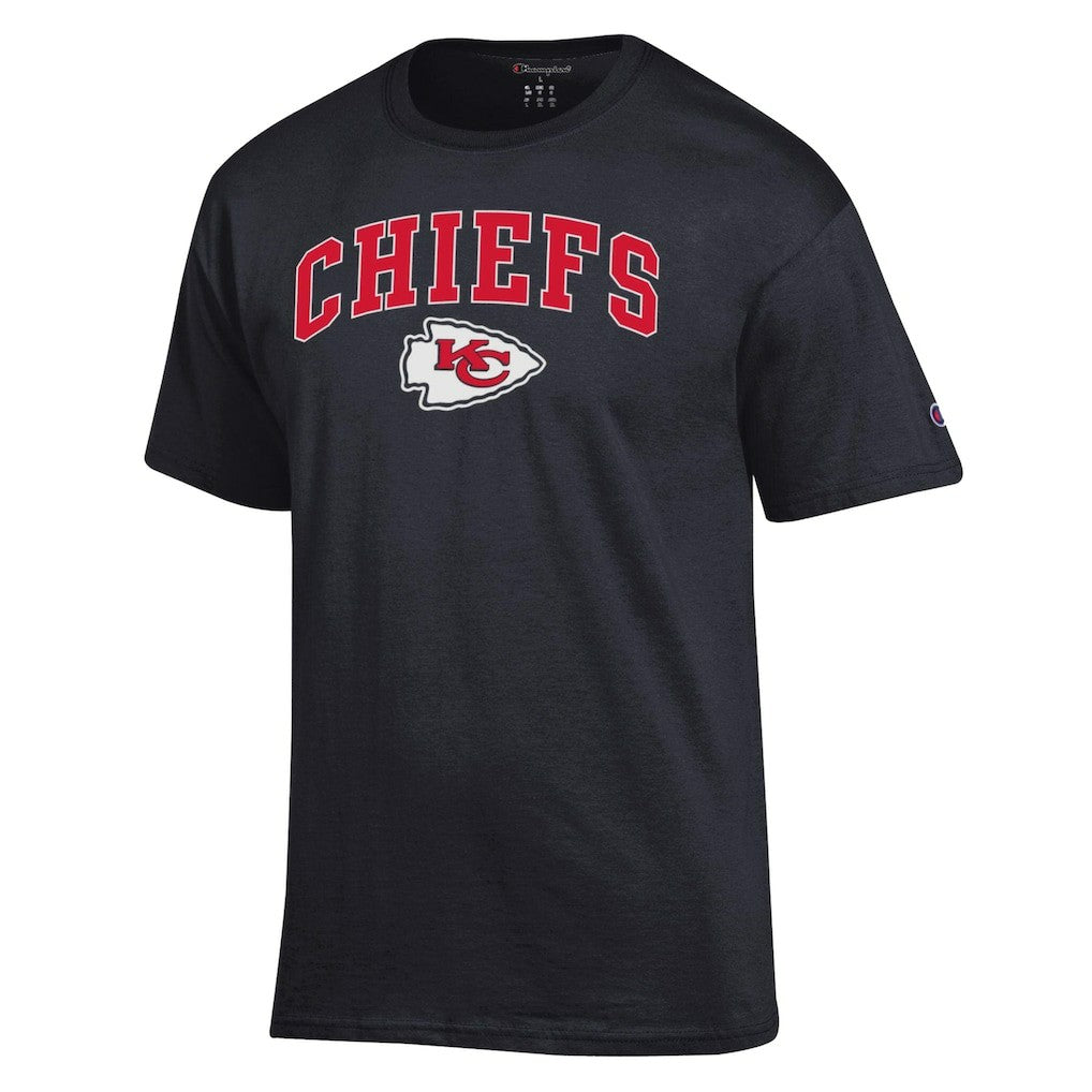 Kansas City Chiefs Champion Arch Over Logo T-Shirt Black - NFL