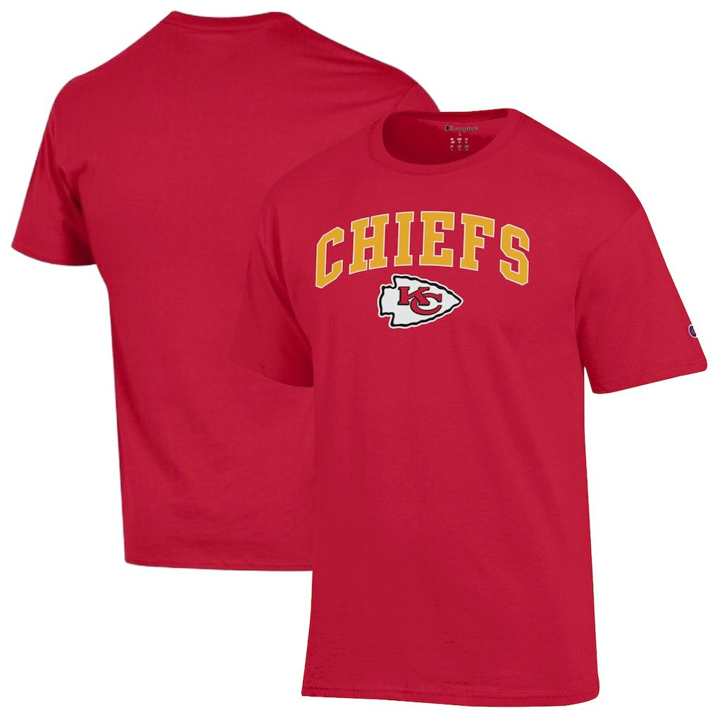 Kansas City Chiefs Champion Arch Over Logo T-Shirt Red - NFL