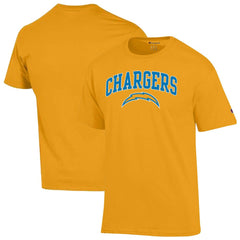 Los Angeles Chargers Champion Arch Over Logo T-Shirt Gold - NFL