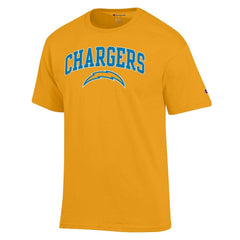 Los Angeles Chargers Champion Arch Over Logo T-Shirt Gold - NFL