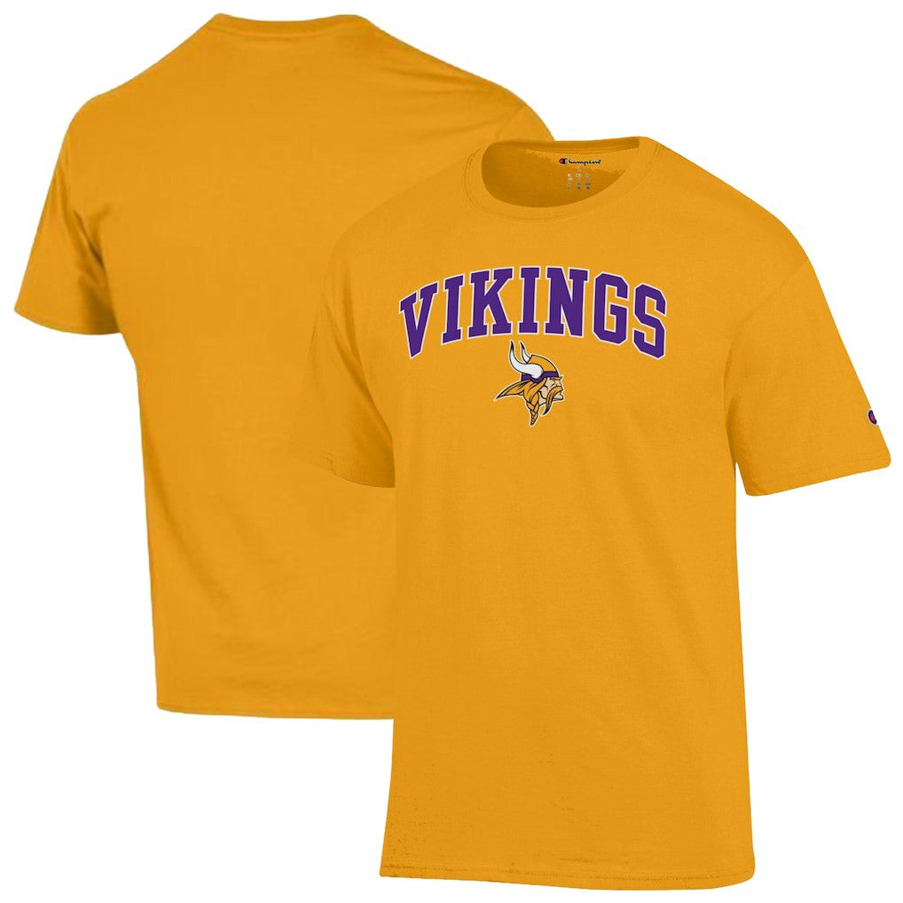 Minnesota Vikings Champion Arch Over Logo T-Shirt Gold - NFL