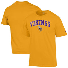 Minnesota Vikings Champion Arch Over Logo T-Shirt Gold - NFL