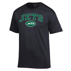 New York Jets Champion Arch Over Logo T-Shirt Black - NFL