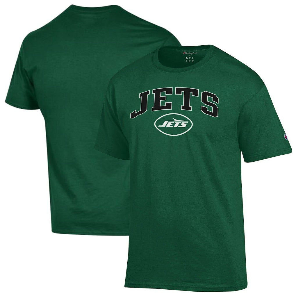 New York Jets Champion Arch Over Logo T-Shirt Green - NFL