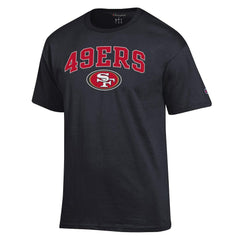 San Francisco 49ers Champion Arch Over Logo T-Shirt Black - NFL