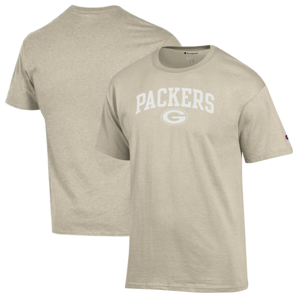 Green Bay Packers Champion Jersey T-Shirt Oatmeal - NFL