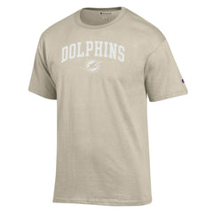 Miami Dolphins Champion Jersey T-Shirt Oatmeal - NFL