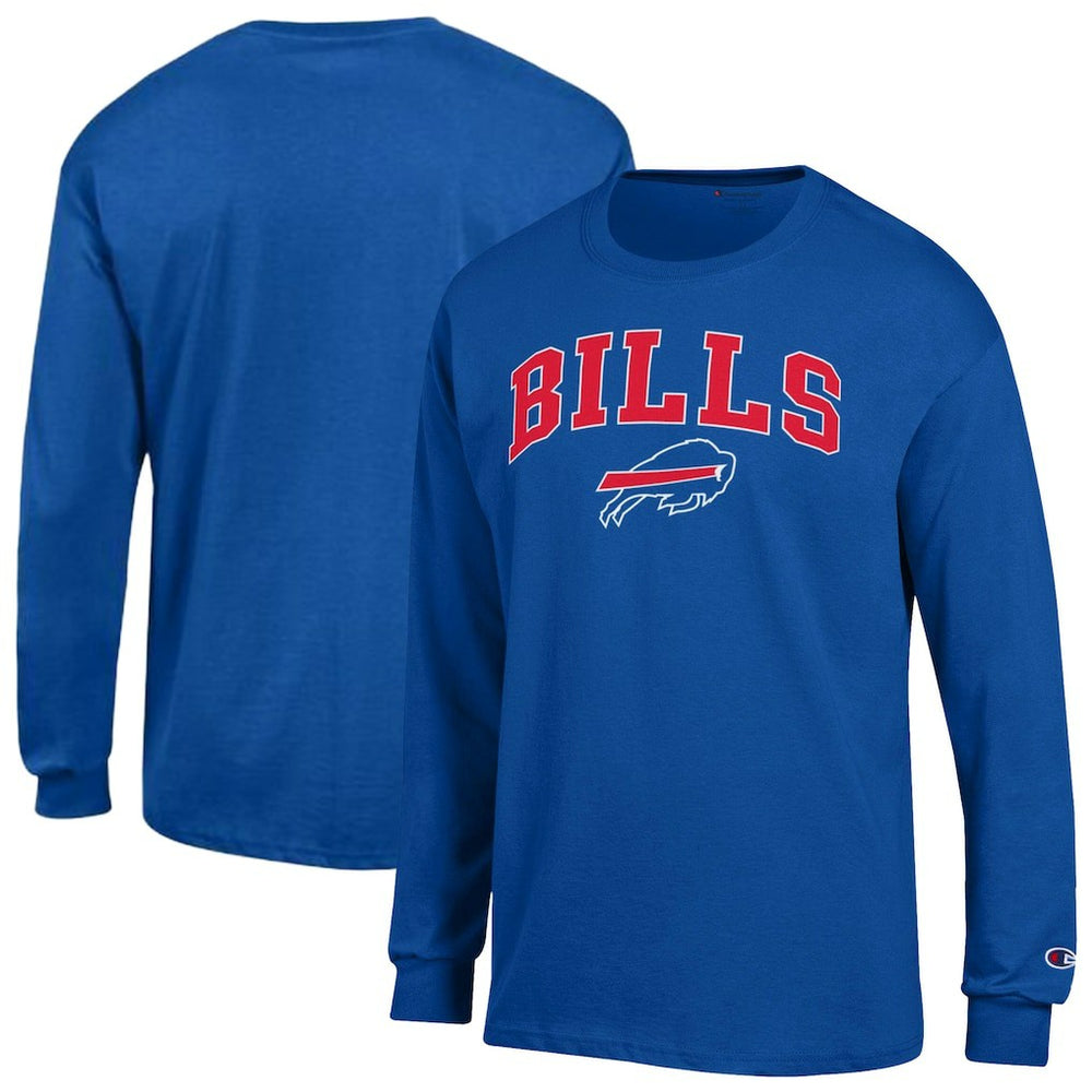 Buffalo Bills Champion Arch Over Logo Long Sleeve T-Shirt Royal - NFL