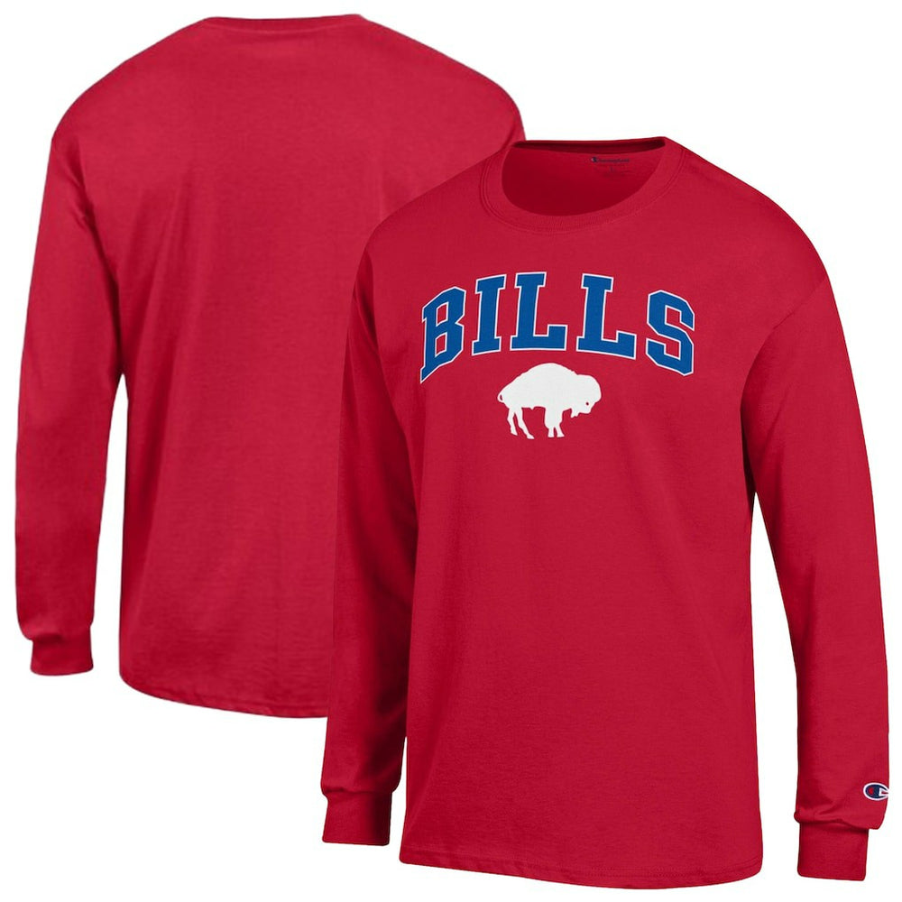 Buffalo Bills Champion Arch Over Logo Long Sleeve T-Shirt Red - NFL