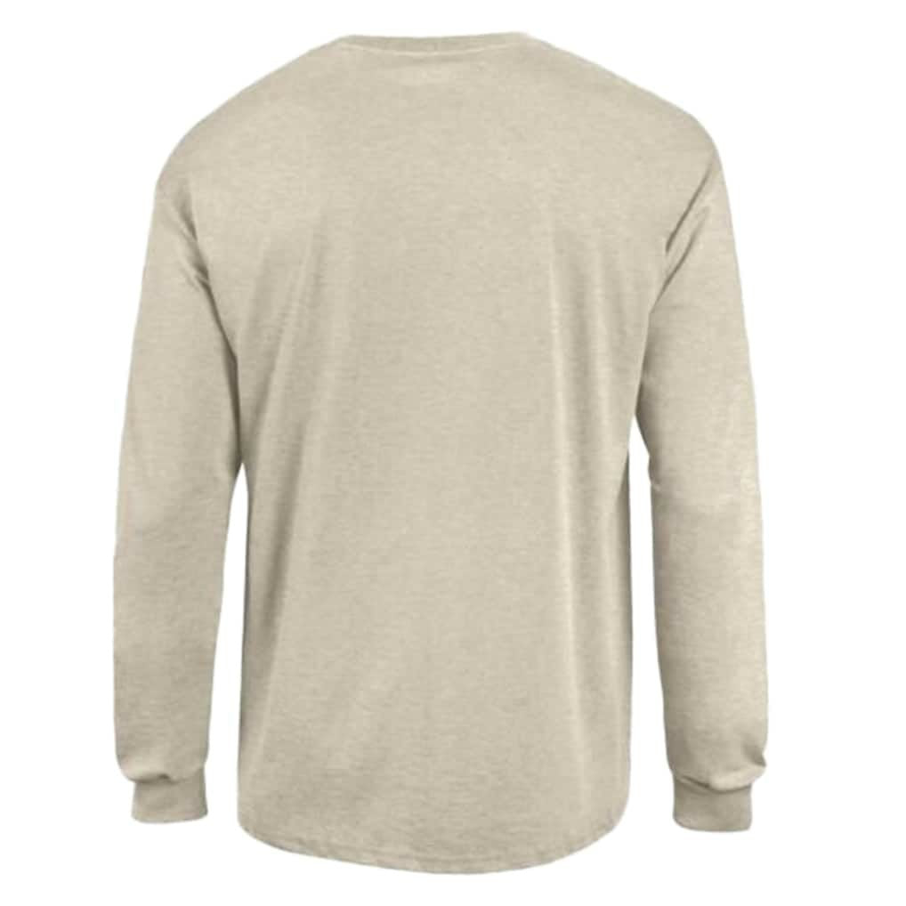 Baltimore Ravens Champion White Ink Jersey Long Sleeve T-Shirt Oatmeal - NFL