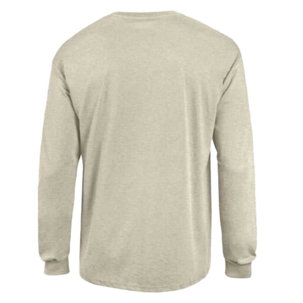 Denver Broncos Champion White Ink Jersey Long Sleeve T-Shirt Oatmeal - NFL