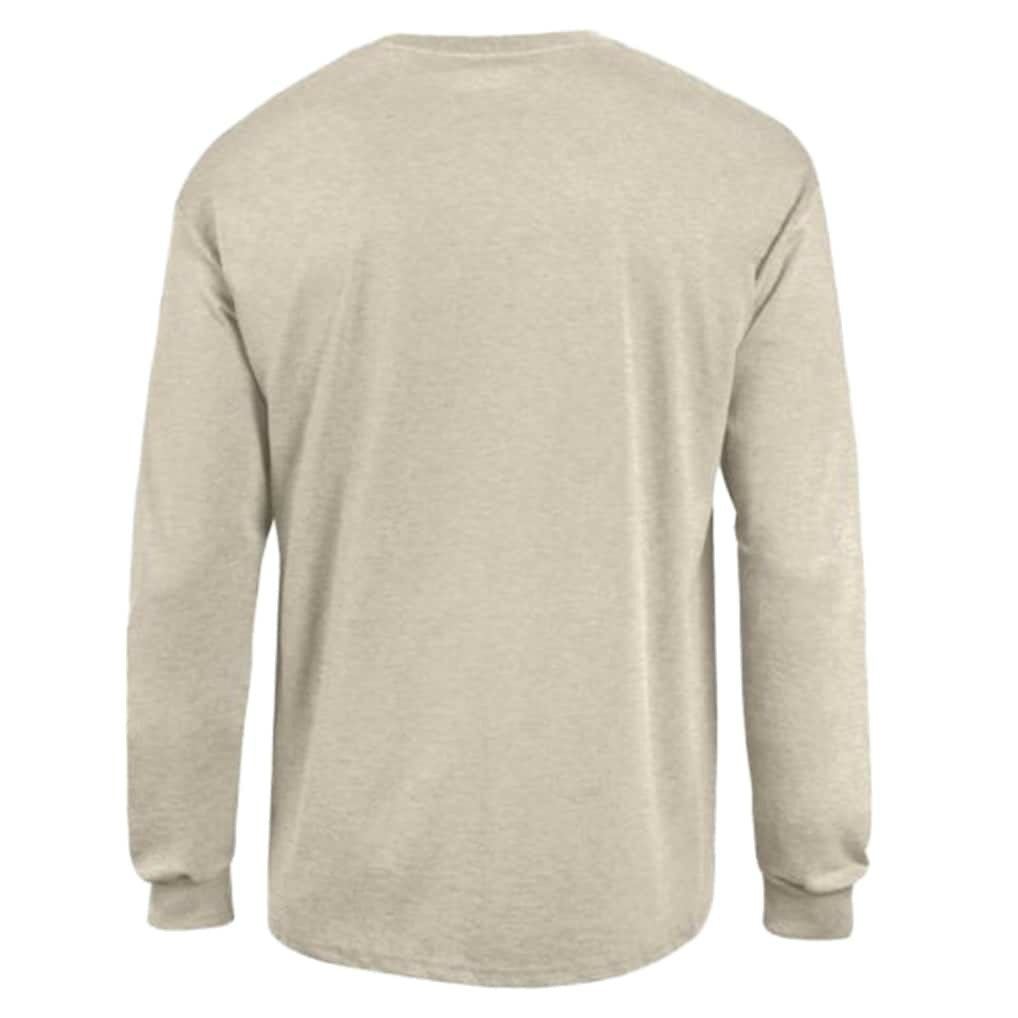 Atlanta Falcons Champion White Ink Jersey Long Sleeve T-Shirt Oatmeal - NFL