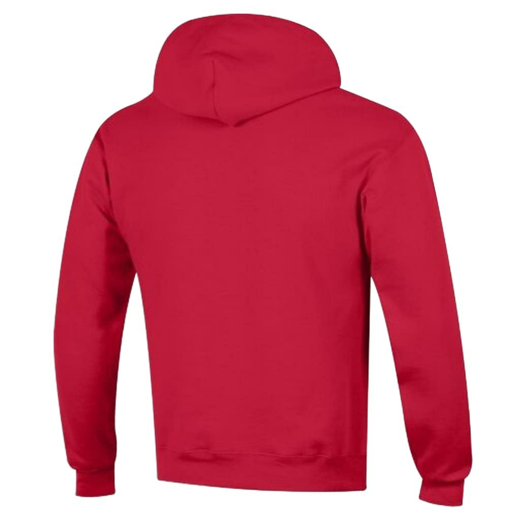New England Patriots Champion Powerblend Arch over Logo Hoodie Red - NFL