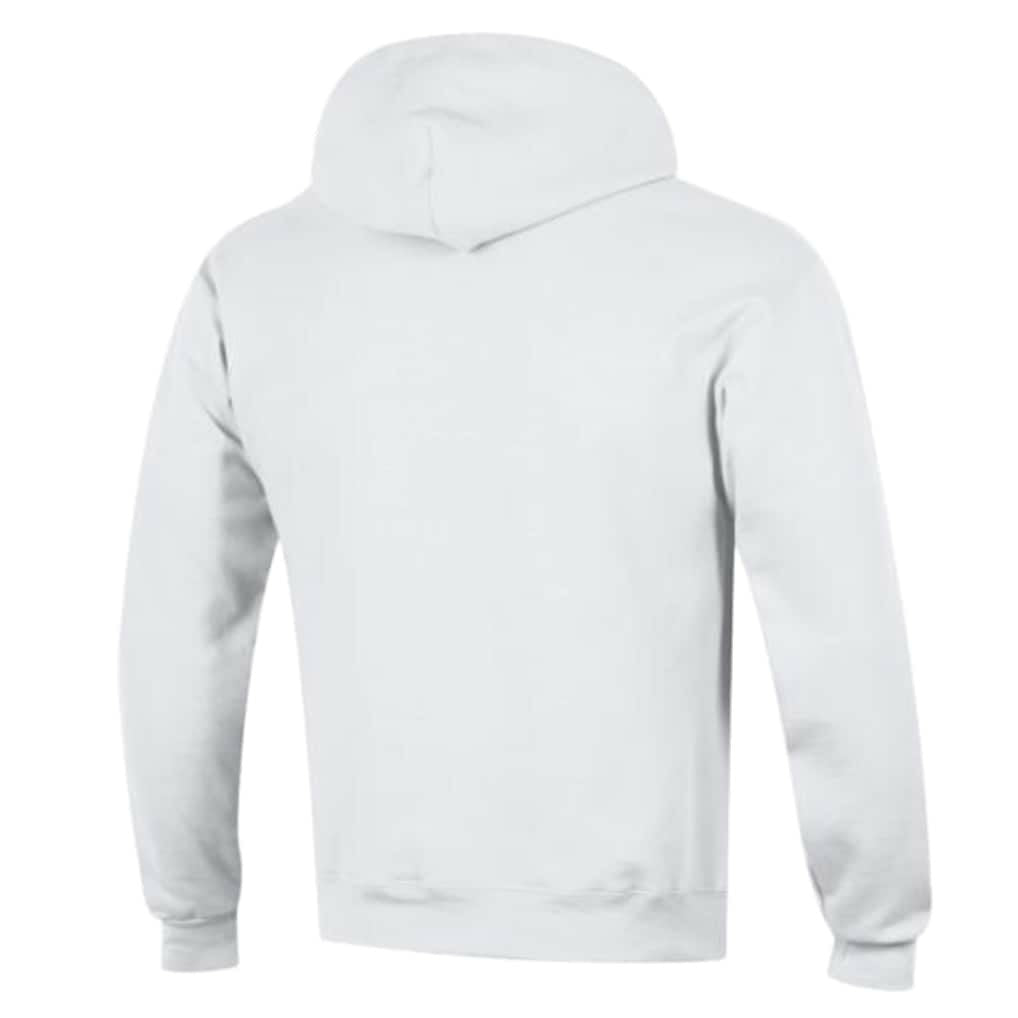 New York Giants Champion Powerblend Arch over Logo Hoodie White - NFL