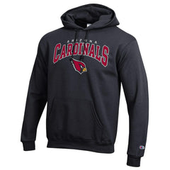 Arizona Cardinals Champion Powerblend Arch over Logo Hoodie Black - NFL