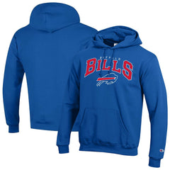 Buffalo Bills Champion Powerblend Arch over Logo Hoodie Royal - NFL
