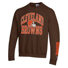 Cleveland Browns Champion Powerblend Fleece Sweatshirt Brown - NFL