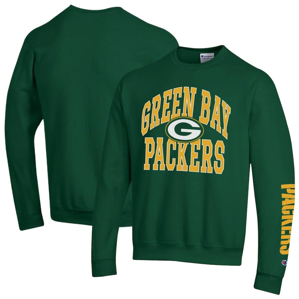 Green Bay Packers Champion Powerblend Fleece Sweatshirt Green - NFL