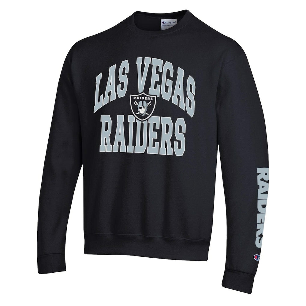 Las Vegas Raiders Champion Powerblend Fleece Sweatshirt Black - NFL