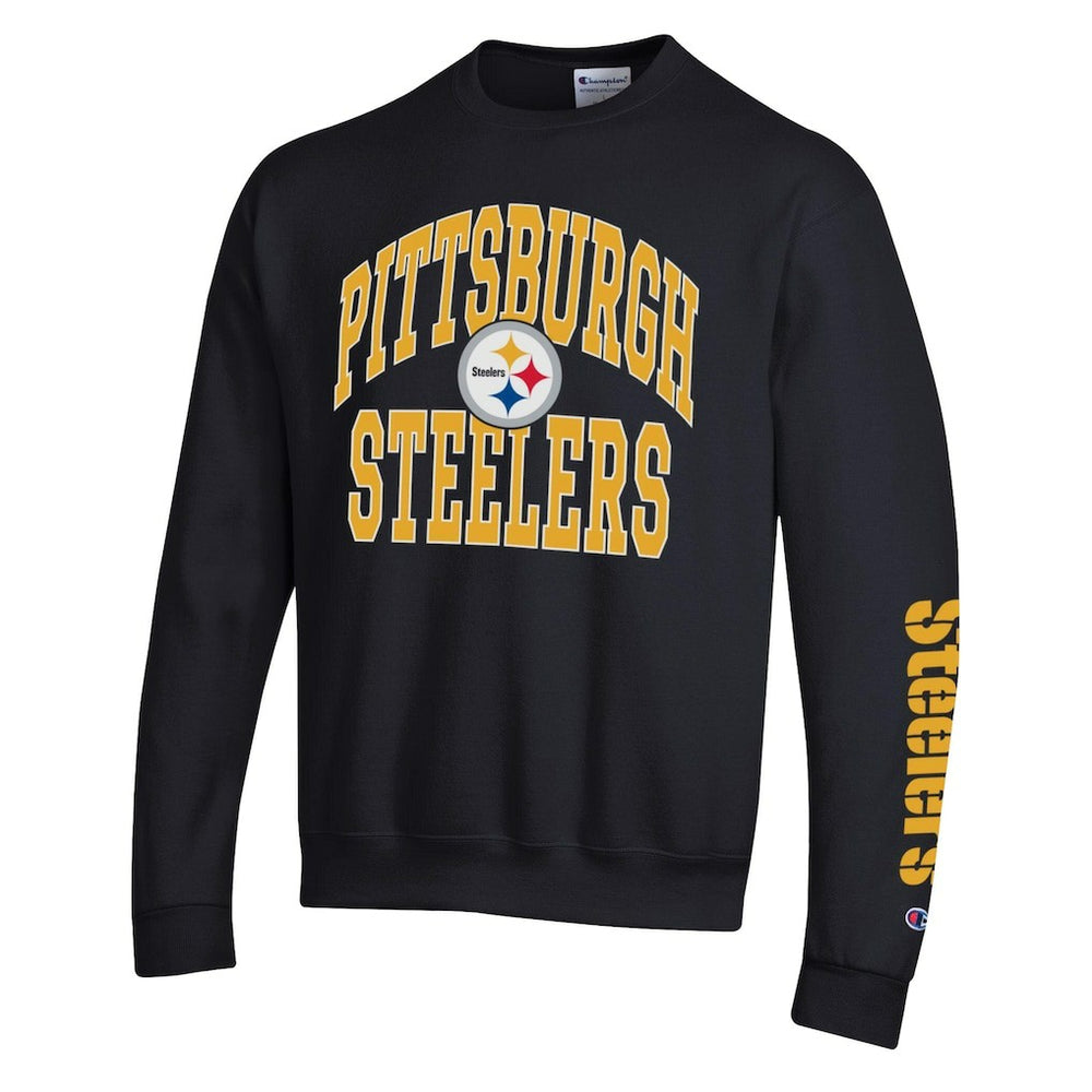 Pittsburgh Steelers Champion Powerblend Fleece Sweatshirt Black - NFL