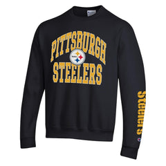 Pittsburgh Steelers Champion Powerblend Fleece Sweatshirt Black - NFL