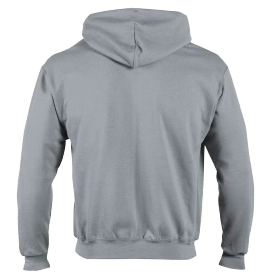 Denver Broncos Champion Powerblend Fleece Full-Zip Hoodie Heather Gray - NFL