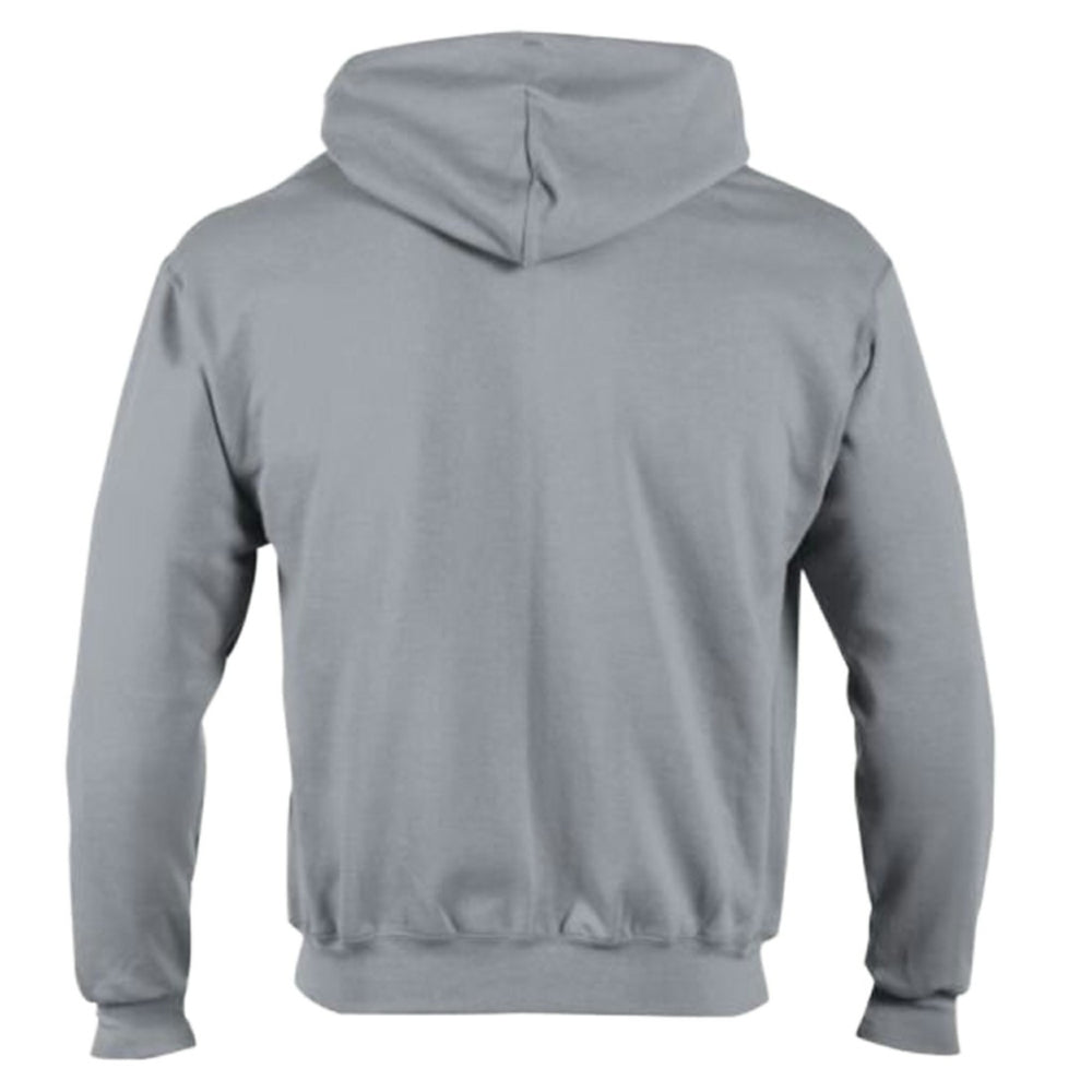 Denver Broncos Champion Powerblend Fleece Full-Zip Hoodie Heather Gray - NFL