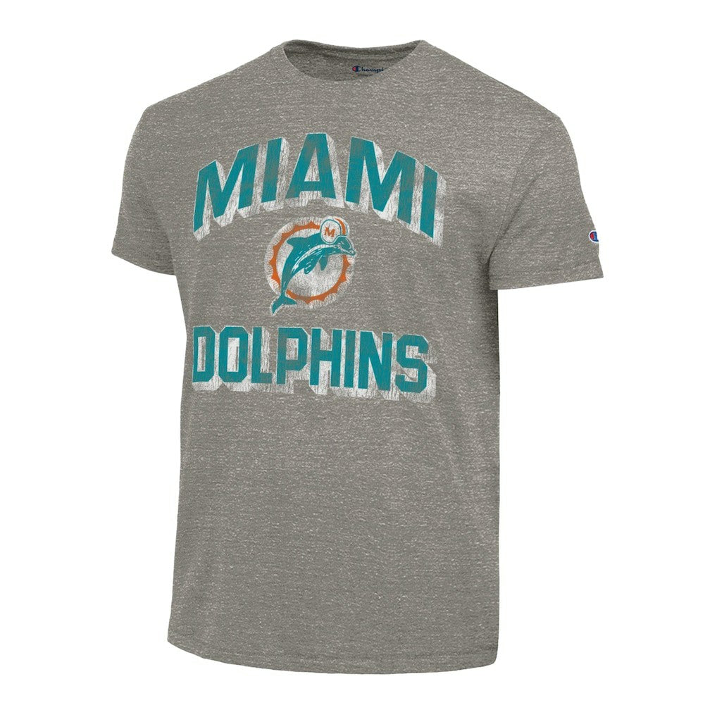 Miami Dolphins Champion Ultimate Tri-Blend T-Shirt Charcoal - NFL