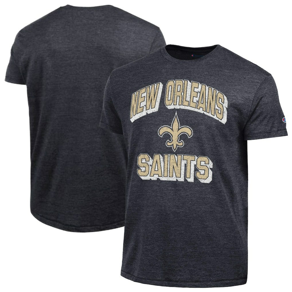 New Orleans Saints Champion Ultimate Tri-Blend T-Shirt Black - NFL