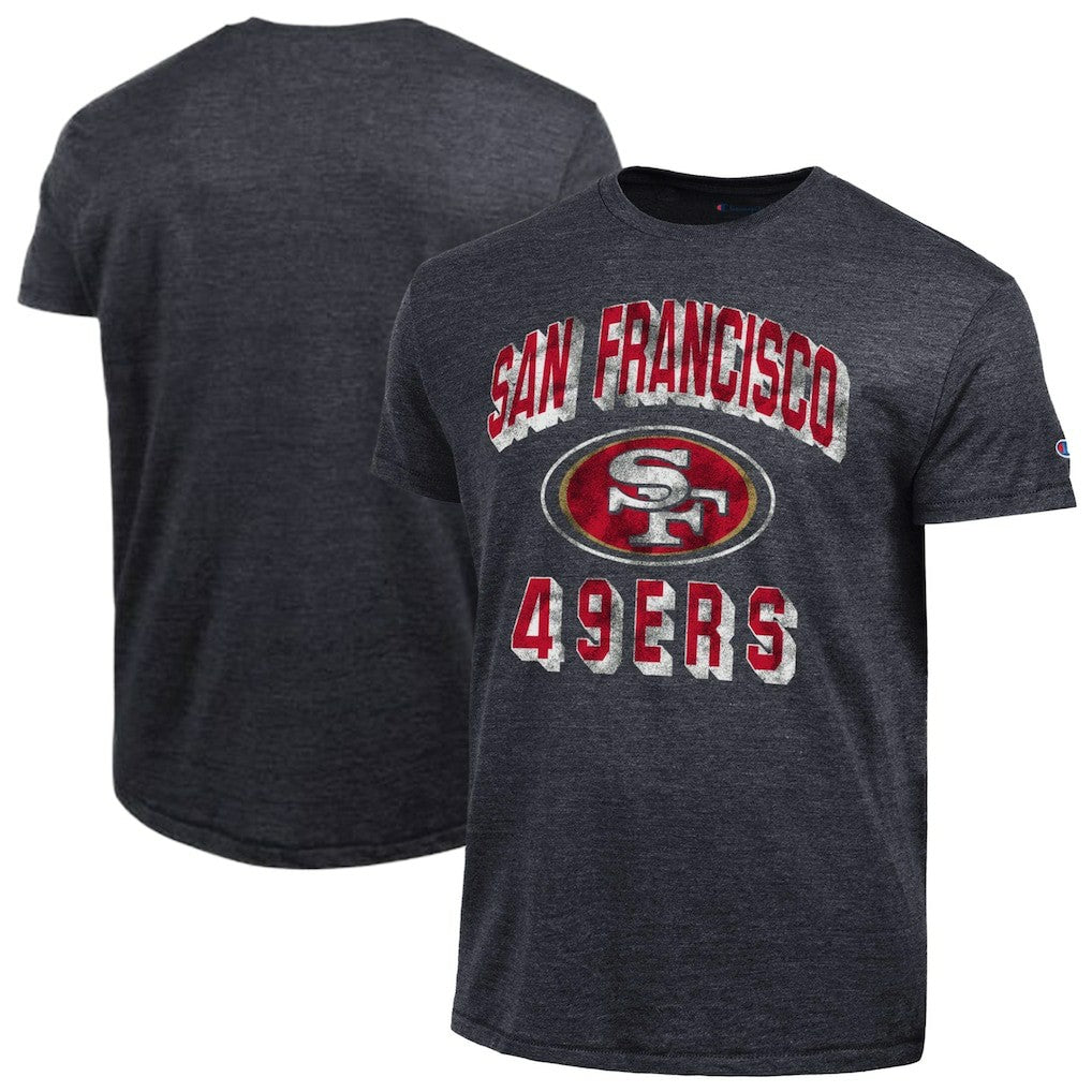 San Francisco 49ers Champion Ultimate Tri-Blend T-Shirt Black - NFL