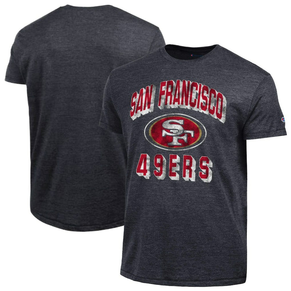 San Francisco 49ers Champion Ultimate Tri-Blend T-Shirt Black - NFL